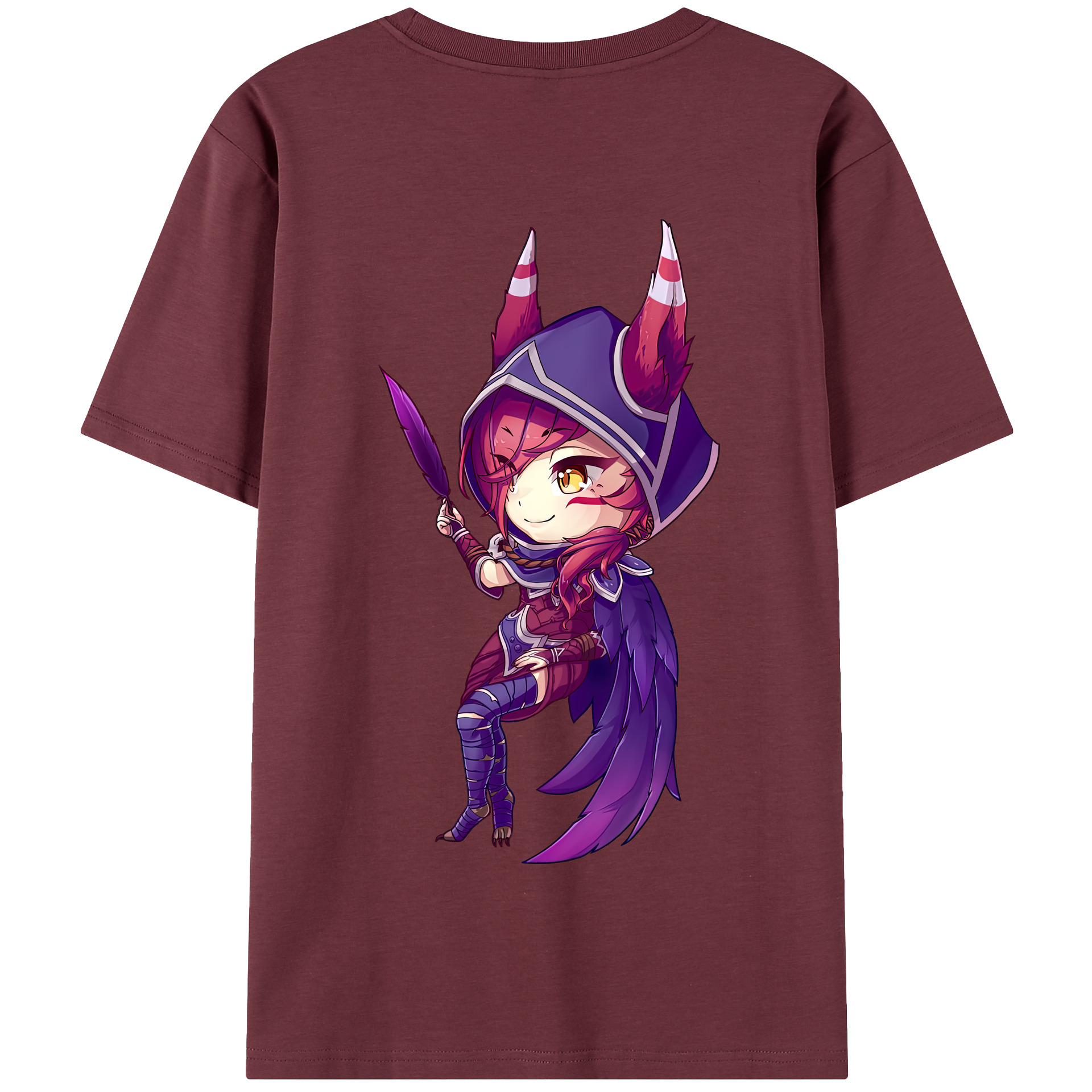 リーグ・オブ・レジェンド League of Legends LOL 綿100％半袖Tシャツ（背面プリント）